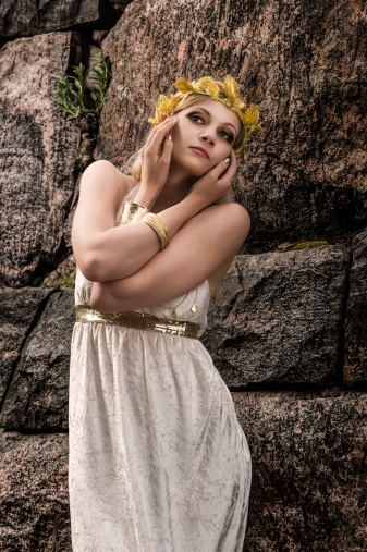 Grecian Goddess costume from thrift stores near me