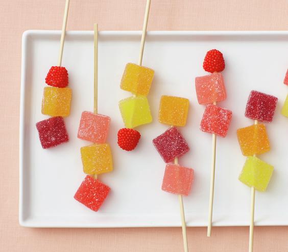 Candy kebobs 